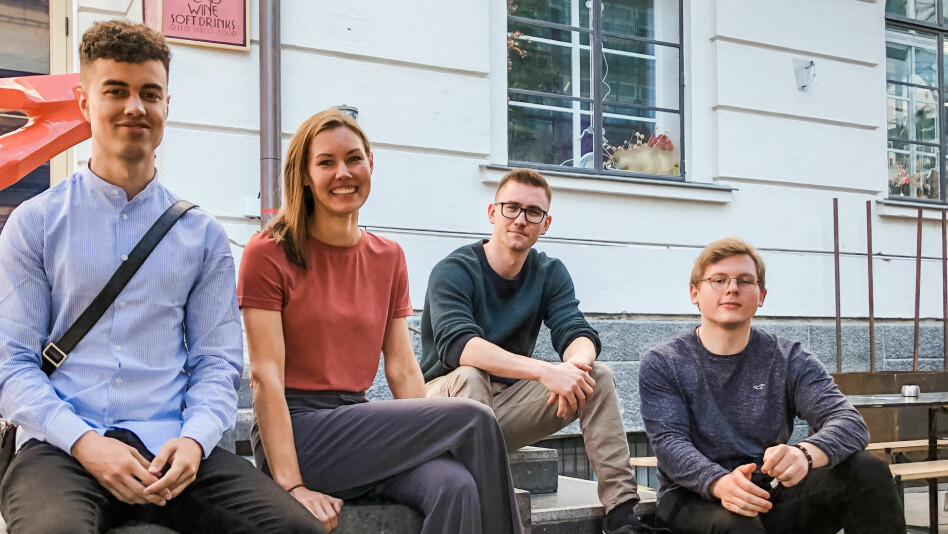 Markus Hellestveit, Cecilie Baglo, Gaute Kvalheim og Edvin Myhren starter i Epinova. 📸: Epinova