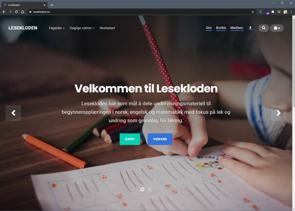 Lesekloden utvikles med CSS-rammeverket Bulma. - Det er lett å tilpasse, har en fin grafisk profil, god dokumentasjon, og forståelige klassenavn, sier Kristoffersen.