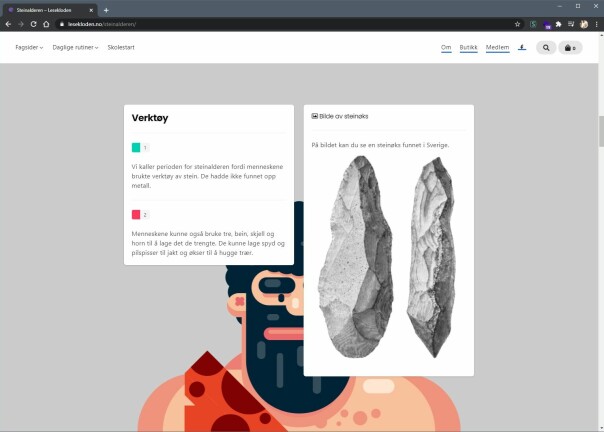 Lesekloden er ikke en samling enkle artikler, mer en samling av verktøy og spesialinnhold. Da har det vist seg å være vanskelig å bruke Wordpress.