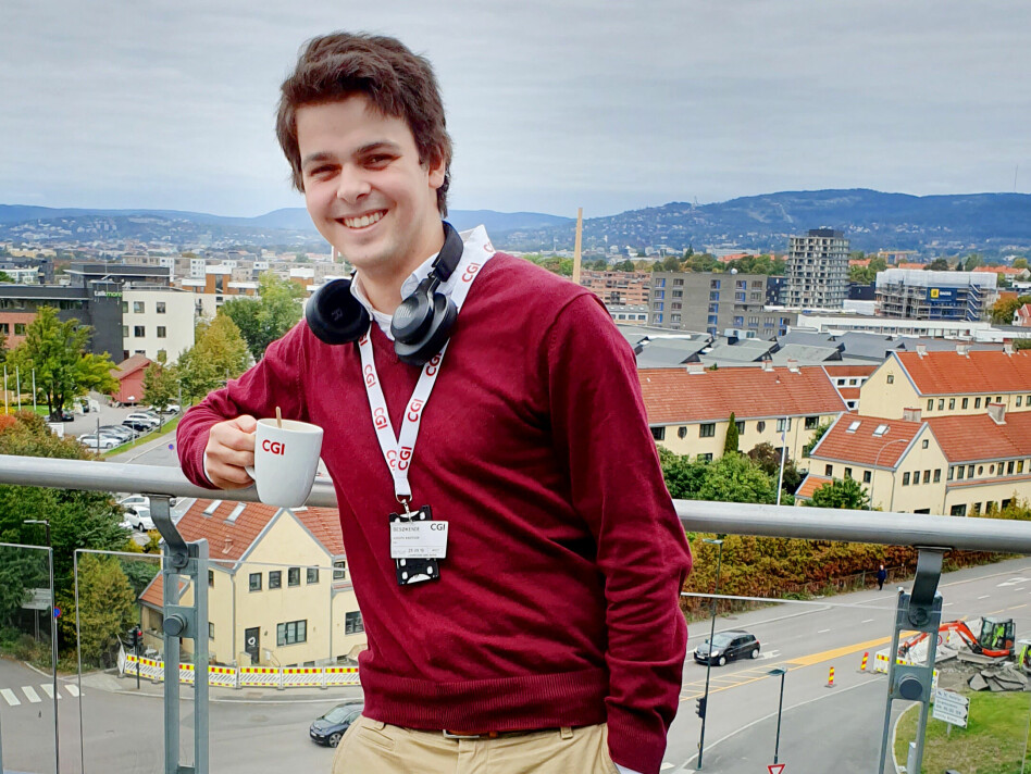 Joseph Knutson tok i år på seg å være sommermentor for to studenter. Det angrer han ikke på. 📸: Privat