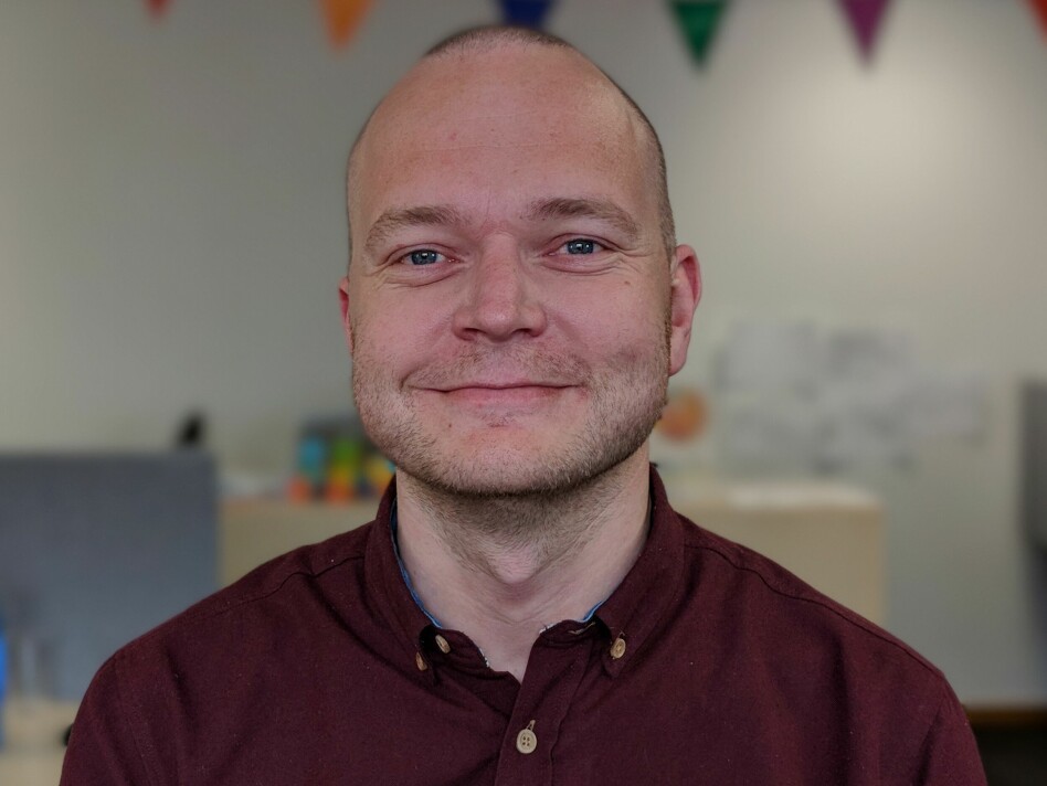 Hans Petter Eide er selvstendig Android-utvikler, for tida på oppdrag hos Vipps. 📸: Privat