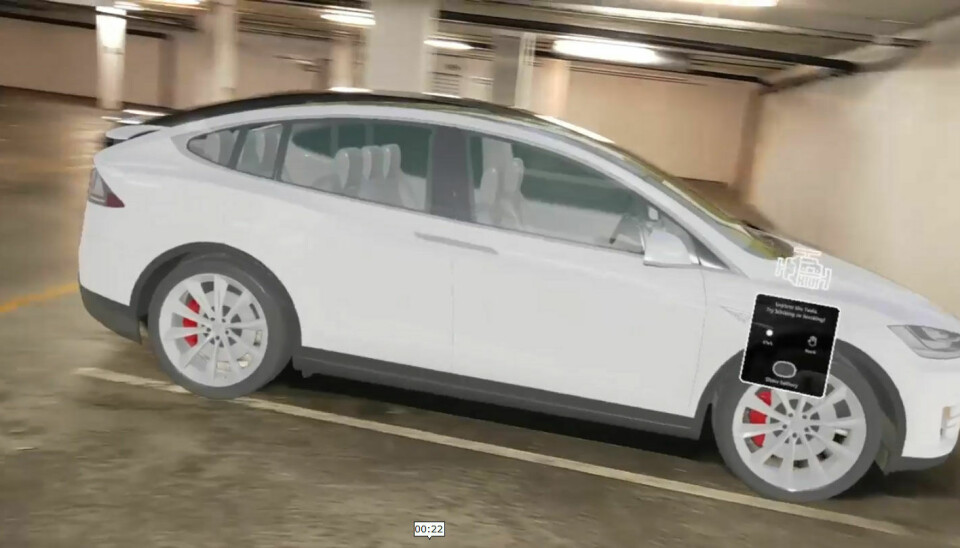 Så blir en mer avansert 3D-modell generert og sendt til Hololens. 📸: LinkedIn