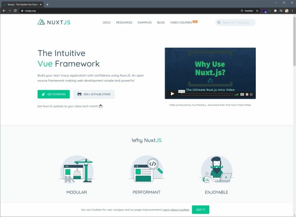 Nuxt.js.