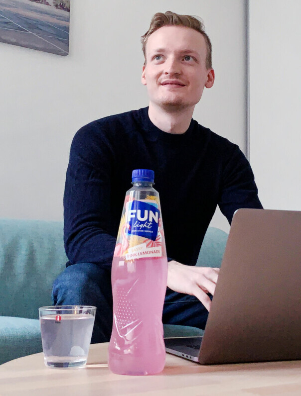 Pontus Edvard Aurdal står klar til å ta ned tjenesten om Finn ber om det. Men foreløpig har han ikke fått noe endelig svar. 📸: Privat