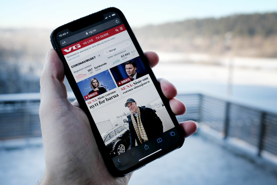 VG.no er Norges største nettavis, med en hel haug forskjellige teknologier. Men selve forsida tegnes fortsatt med PHP. 📸: Ole Petter Baugerød Stokke