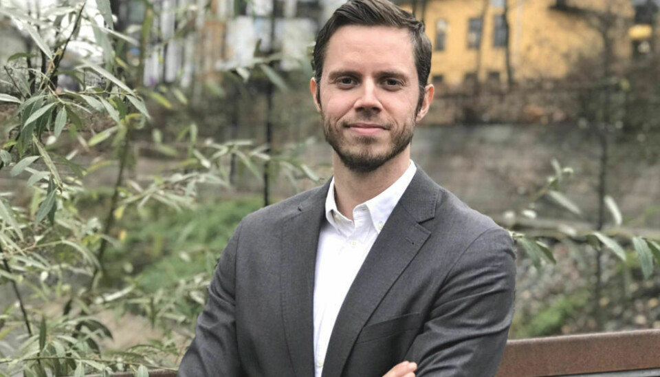 Edvard Nordbakken i Webstep har startet med digital velkomstkomité. 📸: Privat