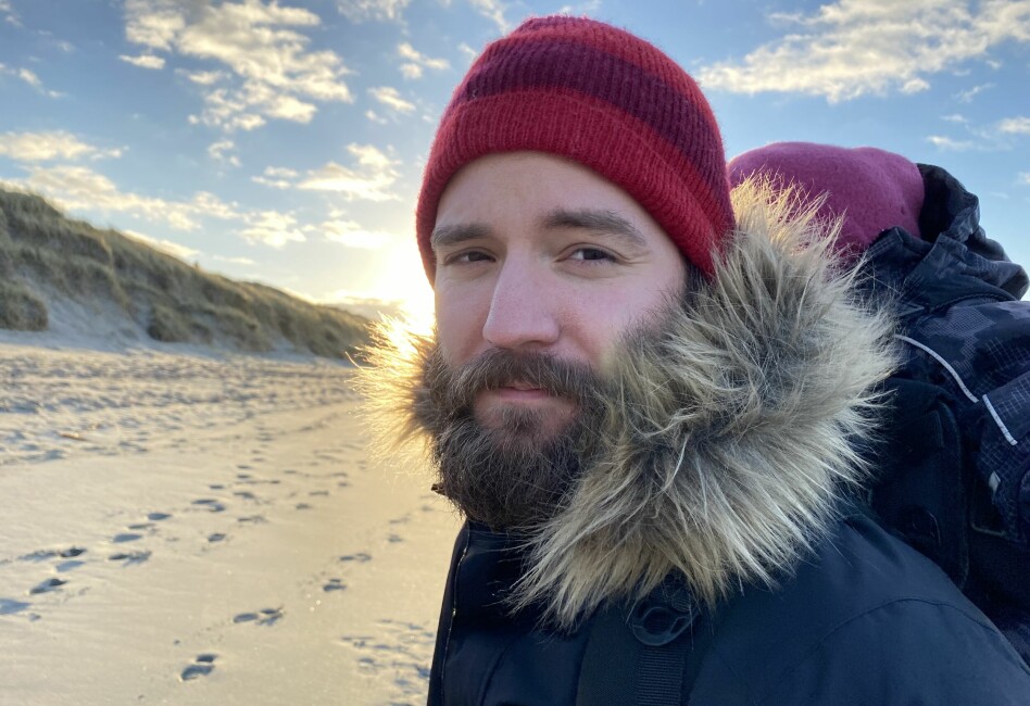 32 år gamle Mikael Åsbjørnsson-Stensland jobber som seniorkonsulent i Webstep og bygger skjermbilde-appen Screenstab på fritida. 📸: Kristine Stensland