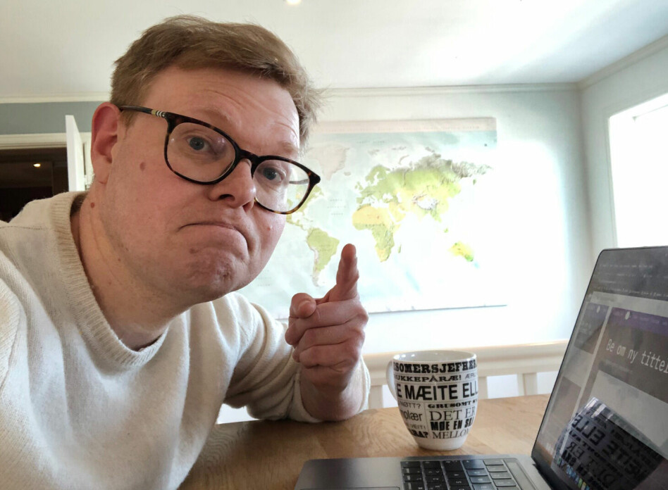 Tech lead Jørgen Jacobsen i kode24 mener det er på tide å be arbeidsgiveren om en bedre tittel. 📸: Jørgen Jacobsen
