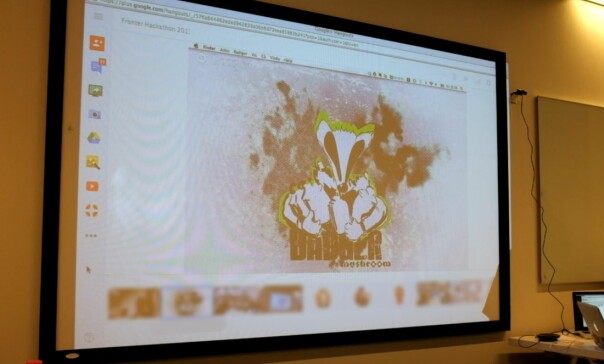 Kan et team hete Badger Mushroom? Ja, hvorfor ikke? På hackathon er alt lov! 📸: Jørgen Jacobsen
