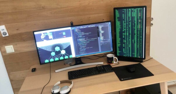 Fredrik Nøring jobber mest med backend-biten av Norkon Computing Systems. 📸: Privat