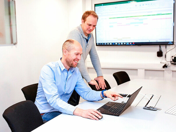 Anders Haukeli i Aplia trekker frem oppfølgingssamtale og tech-talken som sentral for at de skal finne riktig kandidat. 📸: Aplia