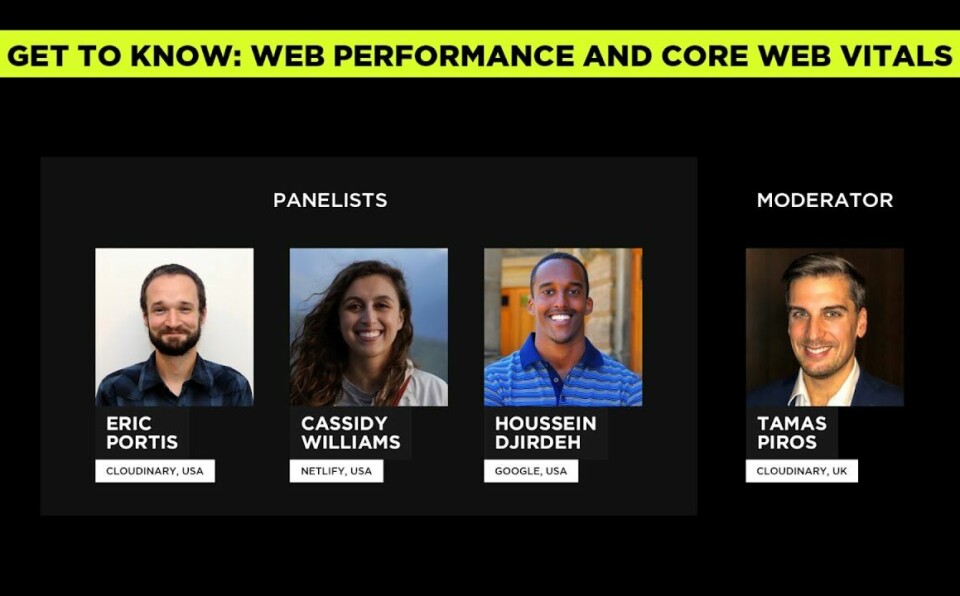 Panel Discussion: Get to Know: Web Performance and Core Web Vitals, React Summit Remote Edition 2021