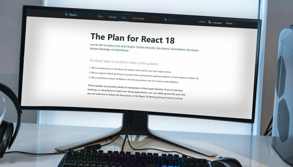 📸: Unsplash / reactjs.org
