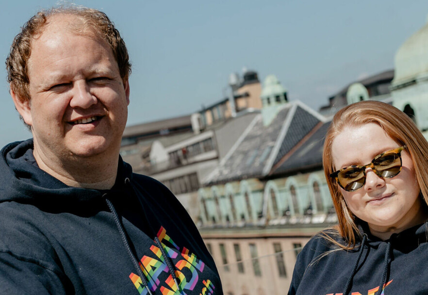Medgrunnlegger i det norske rekrutteringsselskapet AvantGarde Search, Erik Falk Hansen, mener man bør passe seg for useriøse aktører i rekrutteringsbransjen. Her med talentspeider i AvantGarde Search Lotte Gjørvik. 📸: Privat