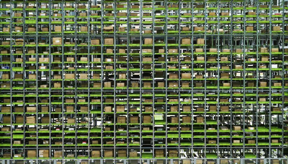 Estetisk pen sortering av pakker. 📸: Søren Nielsen / Posten Norge AS