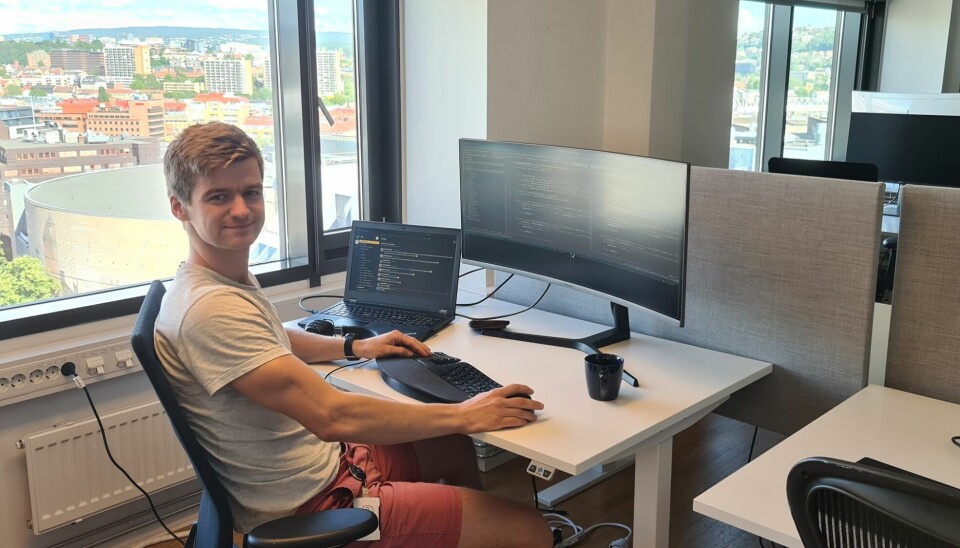 Harald Vinje er utvikler i Capra Consulting, hvor han jobber med backend, infrastruktur og sky hos Vy. 📸: Privat