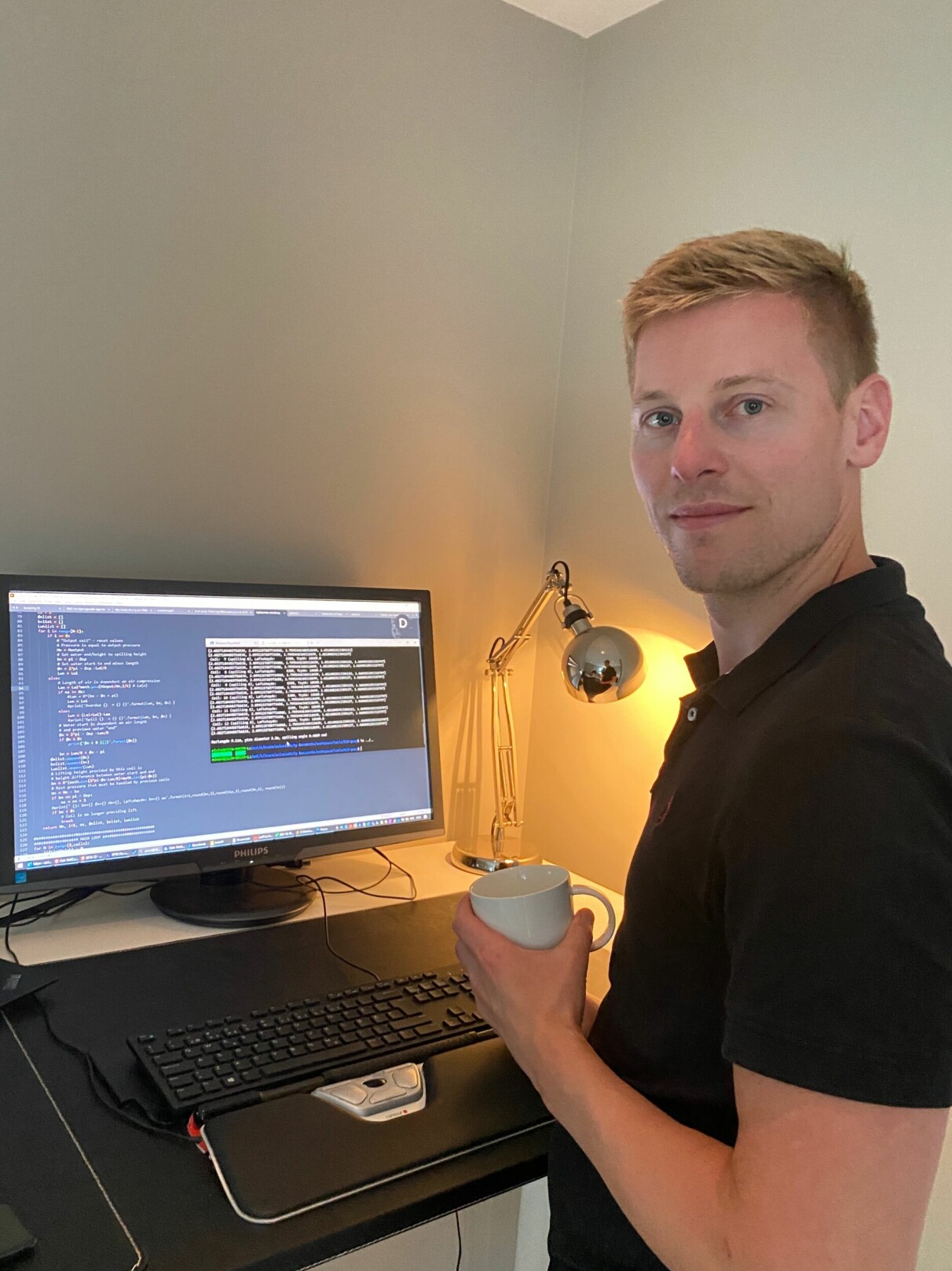 - Det er veldig mye spennende og utfordrende å se hva vi kan få til her med software og smarte løsninger, sier VP R&D Eivind Vinje i MMC First Process. 📸: Privat