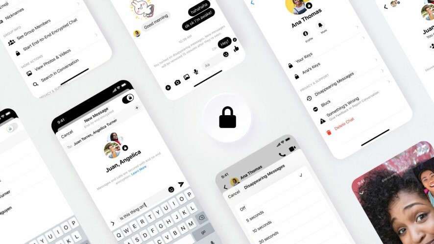 Facebook Messenger åpner for ende-til-ende kryptering for mer en bare tekstbaserte samtaler. 📸: Facebooks nyhetsoppdatering