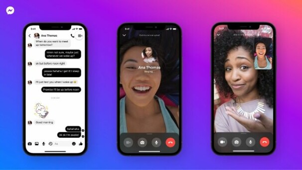 Facebook sier de har opp mot 150 millioner videosamtaler daglig. 📸: Facebooks nyhetsoppdatering