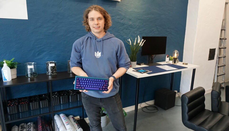 William Jarbeaux drev fra før av nettbutikkene tastatur.no og mekanisk.com, nå har han åpnet egen fysisk butikk i tillegg. 📸: Jørgen Jacobsen