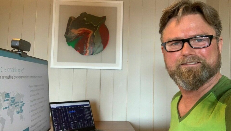 Investorkontakt Ståle Ytterdal hadde håpet på en enda større vekst for Nordic Semiconductor i 2021, noe som blir lammet av krisen. 📸: Privat