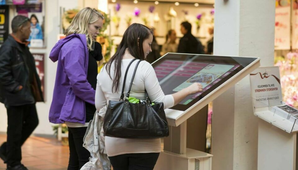 ProCon Digital leverer løsninger til kjøpesentre også. Her fra Strømmen Storsenter. 📸: ProCon Digital
