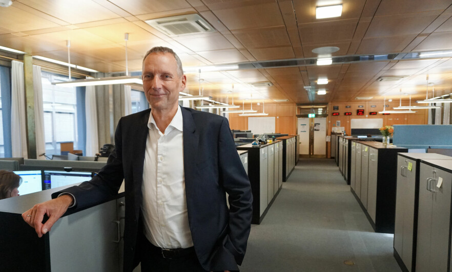 Age Bakker er CTO i Norges Bank Investment Management, som forvalter Oljefondet. Han forteller at de stadig blir mer teknologifokusert. 📸: Jørgen Jacobsen