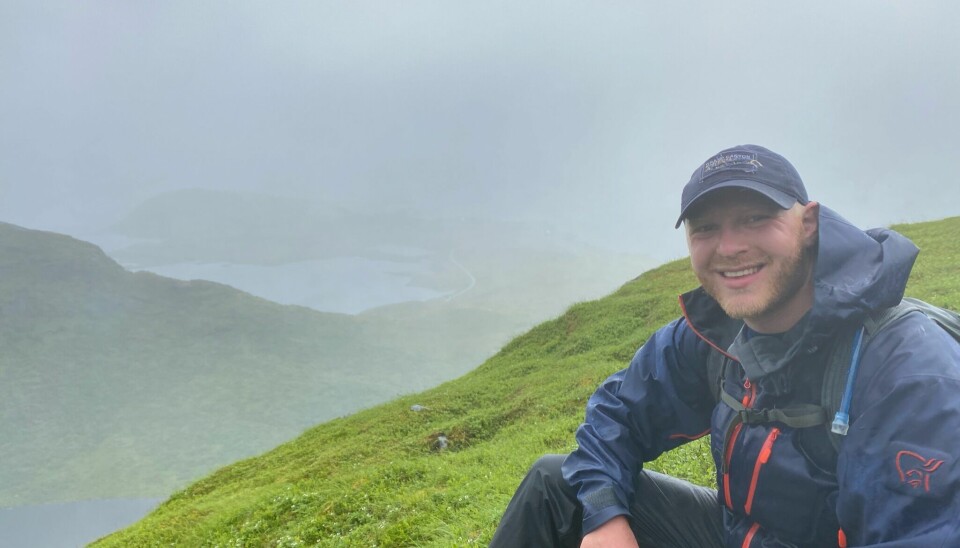 Ukas Koder Oscar Thån Conrad i ITverket på tur ved Lofoten, Nord Norge . 📸: Privat