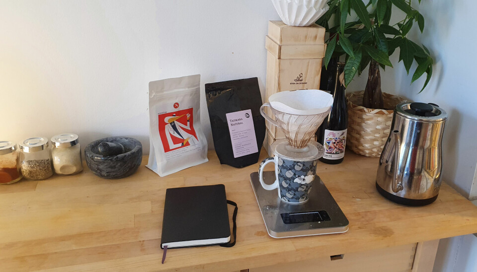 Ukas Koder sitt kaffehjørne! 📸: Privat