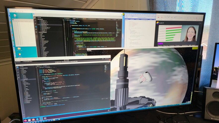 Aslak lager intet mindre enn sitt eget MMO. Spørsmålet var hva serveren skulle lages i. 📸: Aslak Berby