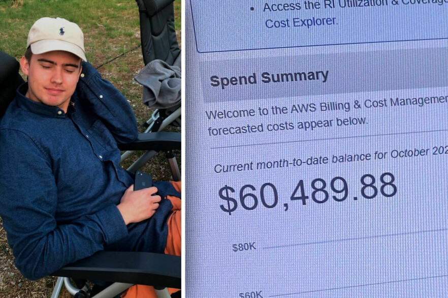 Ole Jacobsen brukte bare AWS-serveren til et hobbyprosjekt, og hadde lenge vært langt under grensa for en gratiskonto. Så kom regninga på over 60.000 dollar. 📸: Privat / kode24