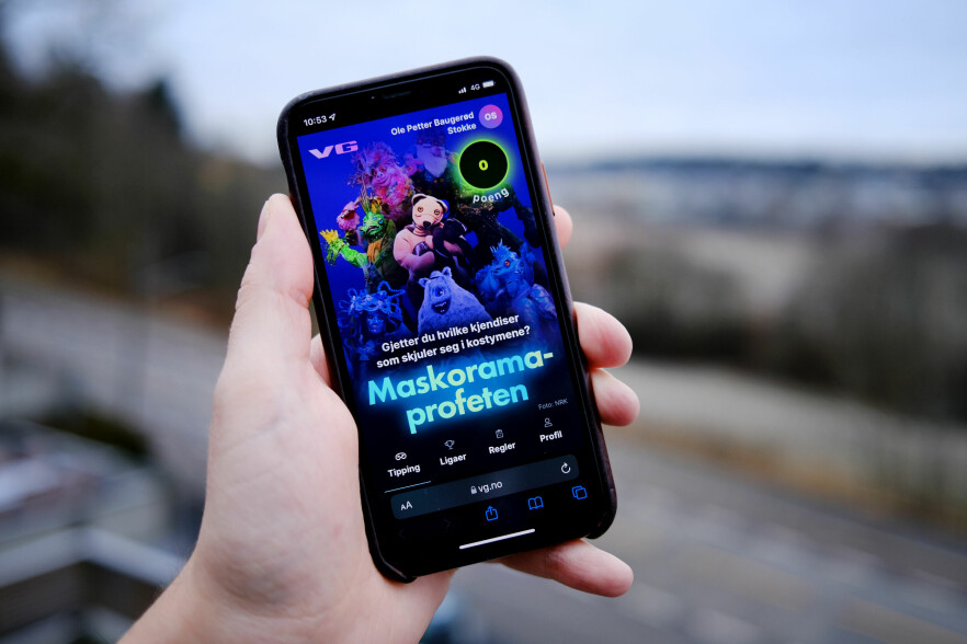 Maskorama-profeten på VG Nett lar nordmenn tippe hvem som skjuler seg bak maskene i Maskorama. Og like viktig; de kan se hvem andre tror skjuler seg. 📸: Ole Petter Baugerød Stokke