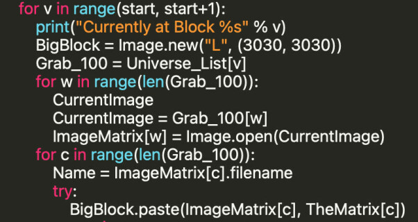 Glenn satte sammen 150.000 bilder til kryptokunst med Python