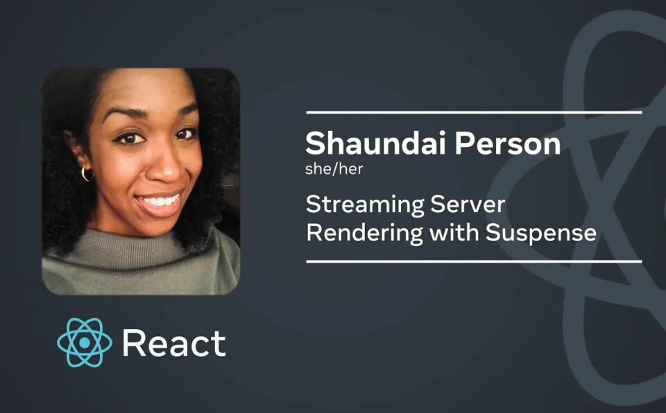 Streaming Server Rendering with Suspense