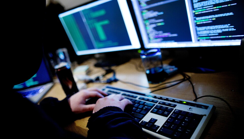 Mange hackere bruker Cobalt Strike til ransomware-angrep, forteller Jan Henrik Schou Straumsheim. 📸: Thomas Winje Øijord / NTB