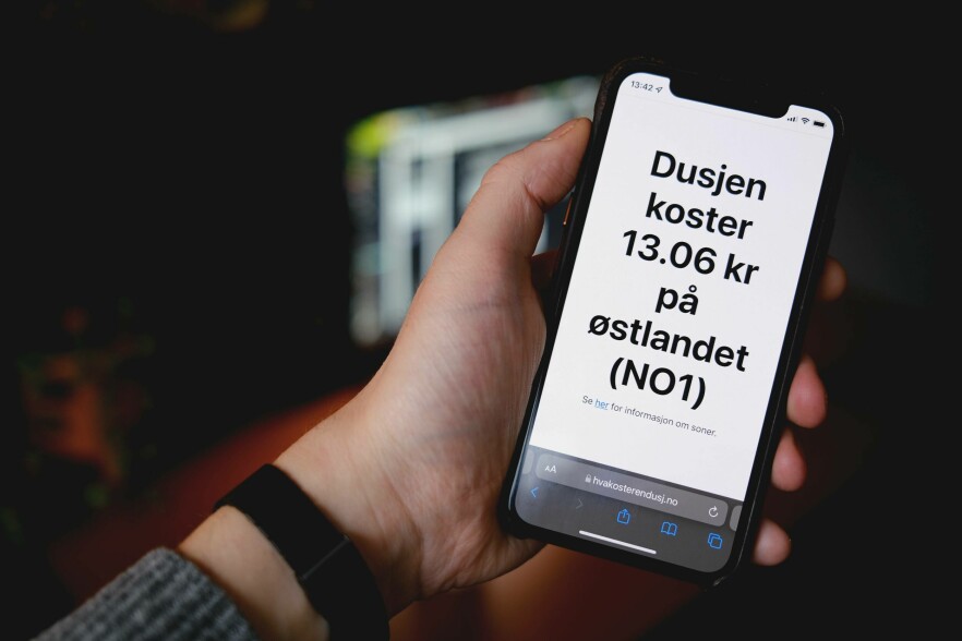 Hvor kjapt kan man lage noe på web i 2022? Ganske kjapt, viser hvakosterendusj.no. 📸: Ole Petter Baugerød Stokke
