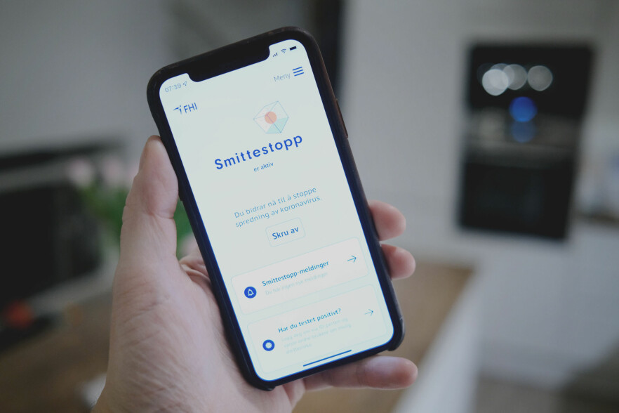 Antallet nedlastinger av Smittestopp-appen gikk opp med 70.000 etter SMS-kampanjen onsdag. 📸: Ole Petter Baugerød Stokke