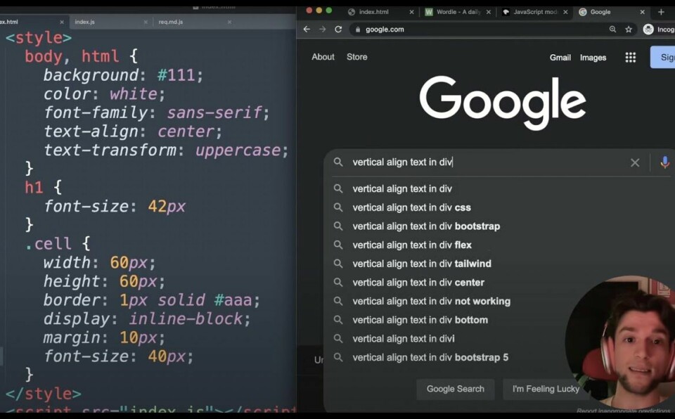 let's write a Wordle clone in javascript (part 1)