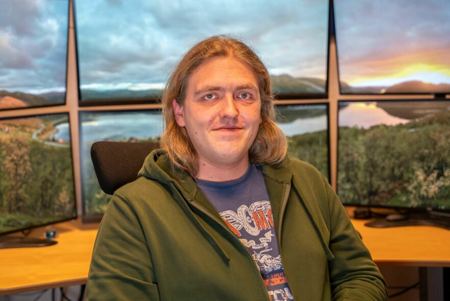 Etter litt veldig kjapp møtevirksomhet, falt beslutningen om at Magnus Nylands løsning skulle bli tilgjengelig for alle avisene i Amedia. 📸: Odd Marcus Grøtte Pedersen