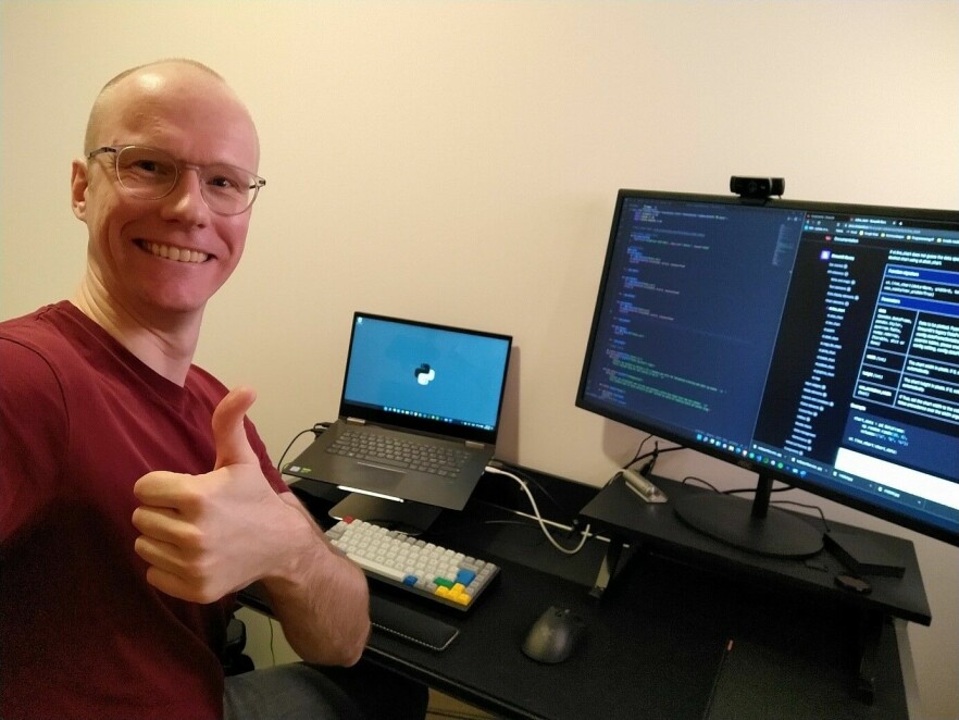 - Det viktigste for folk flest vil være å bruke programmering til å forenkle sin egen arbeidshverdag, skriver Cato Berge. 📸: Privat