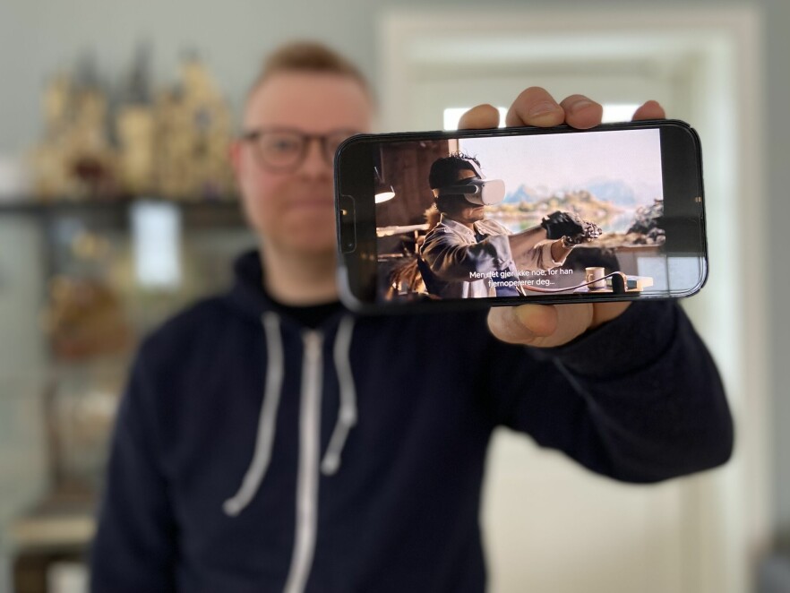 Jørgen Jacobsen i kode24 er håpefull for hva 5G vil bety for web-utviklere. 📸: Veronica Steffarud
