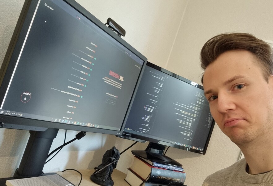 Ideen om nettsiden kom etter i fjor vår etter at Henrik Breines hadde laget sin første nettside - en fotonettside til sin egen søster. 📸: Privat