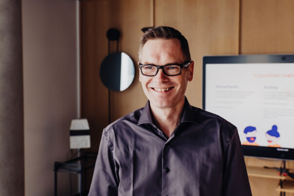 Avdelingsleder Sven Malvik har gått for å kjøre det aller meste i Azure sin pakke av skytjenester. 📸: Ilja C. Hendel / Vipps