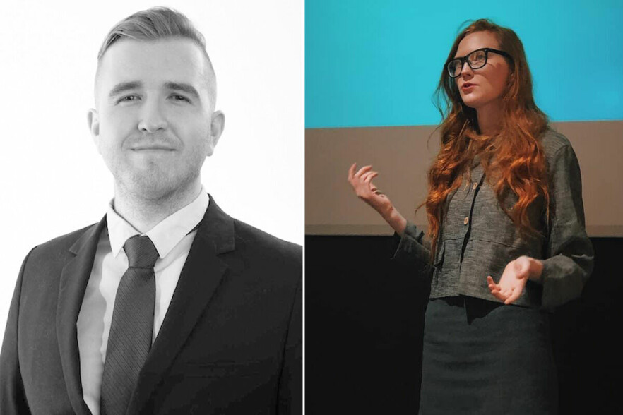 Daniel Hendricks (27) og Elisabeth Medlien (27) har fått seg jobber som fullstack-utviklere i forlaget Aschehoug.