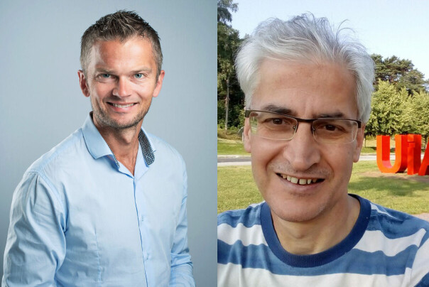 Professor Øystein Sæbø og førsteamanuensis Ali Acilar ved Institutt for Informasjonssystemer ved Universitetet i Agder.