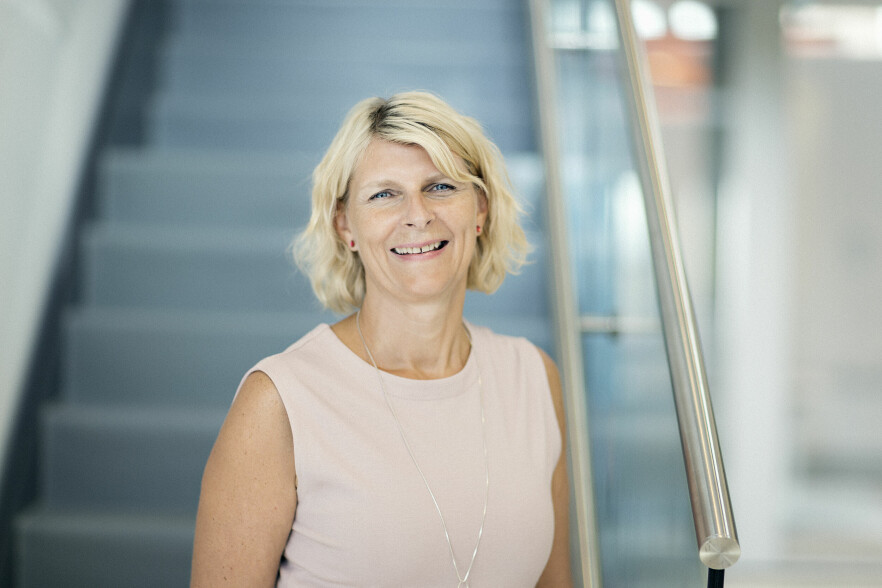 Daglig leder Marit Collin i Kantega sparer ikke på kruttet i sin nye rekrutteringskampanje. 📸: Kantega