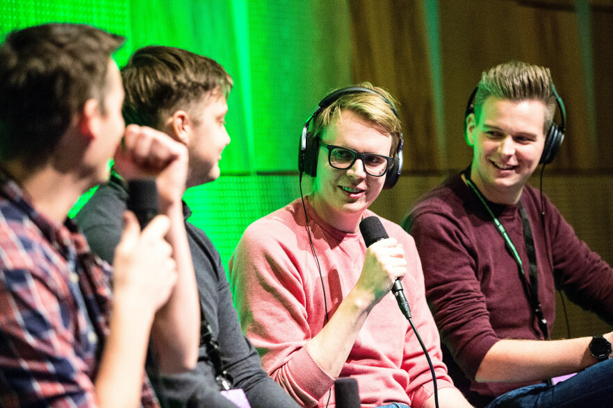 Mikael Brevik er et kjent fjes for mange norske utviklere, og her oppsummerer han det siste året innen frontend. 📸: Wil Lee-Wright / Trondheim Developer Conference