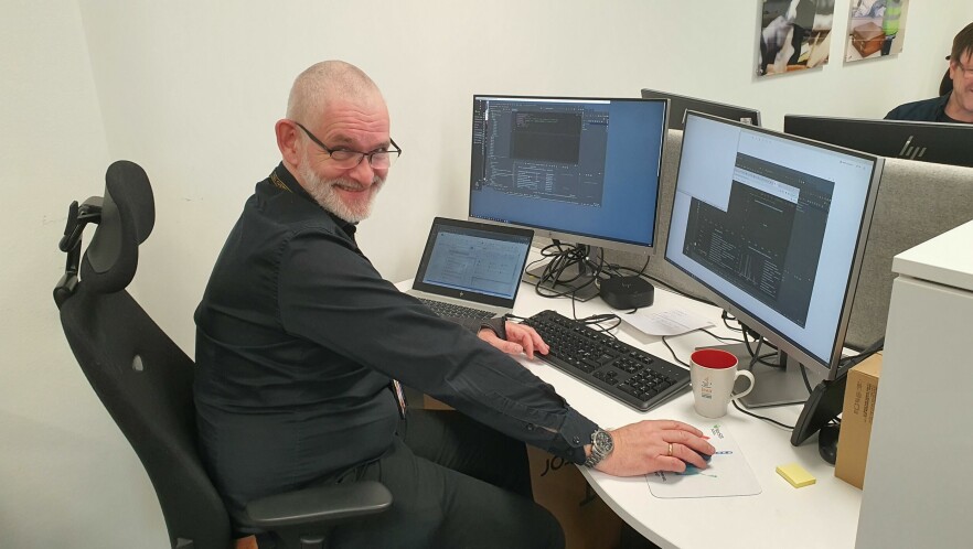 - Når man mener mye om mangt, og er villig til å jobbe for å få det til, så havner man fort i nærheten av førersetet, sier arkitekt Lars Reed i Tolletaten. 📸: Privat
