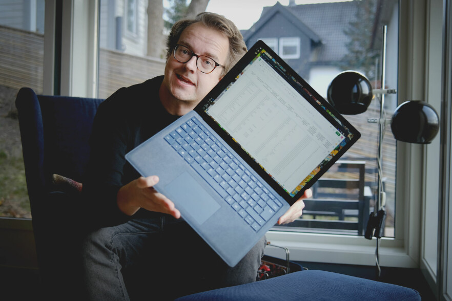 Også i år tenker jeg å dele ut alle tallene i et digert Google Sheet, slik vi gjorde ved sist undersøkelse. 📸: Ole Petter Baugerød Stokke