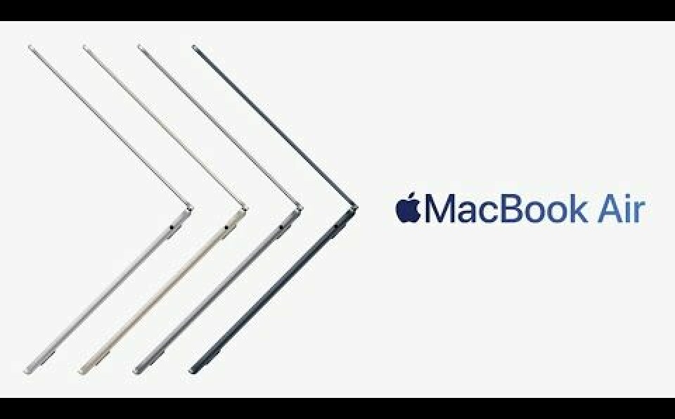 The new MacBook Air | Supercharged by M2 | Apple